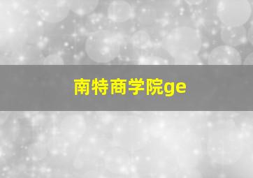 南特商学院ge