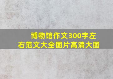 博物馆作文300字左右范文大全图片高清大图