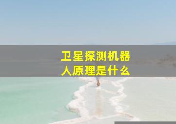 卫星探测机器人原理是什么