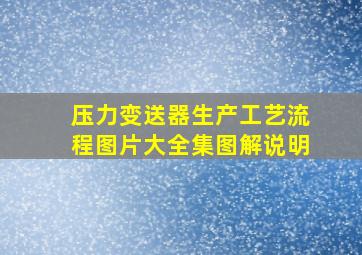 压力变送器生产工艺流程图片大全集图解说明