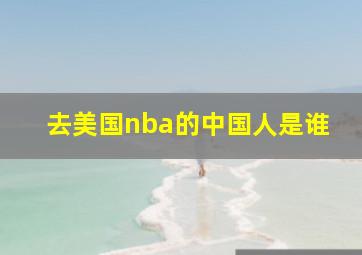 去美国nba的中国人是谁