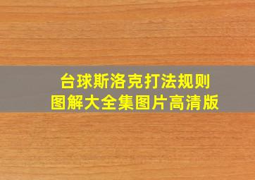 台球斯洛克打法规则图解大全集图片高清版