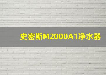 史密斯M2000A1净水器