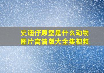 史迪仔原型是什么动物图片高清版大全集视频