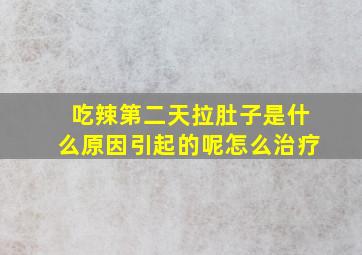 吃辣第二天拉肚子是什么原因引起的呢怎么治疗