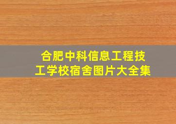 合肥中科信息工程技工学校宿舍图片大全集