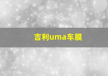 吉利uma车膜