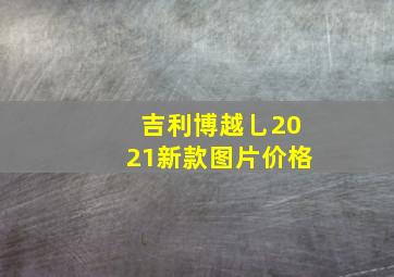 吉利博越乚2021新款图片价格