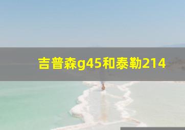 吉普森g45和泰勒214