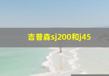 吉普森sj200和j45