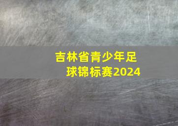 吉林省青少年足球锦标赛2024