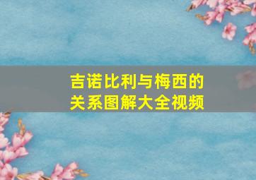 吉诺比利与梅西的关系图解大全视频