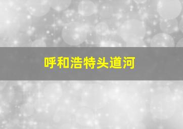 呼和浩特头道河