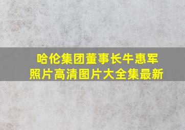 哈伦集团董事长牛惠军照片高清图片大全集最新