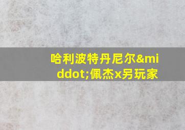 哈利波特丹尼尔·佩杰x另玩家