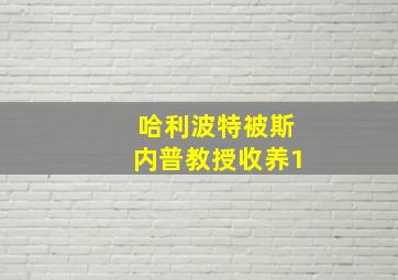 哈利波特被斯内普教授收养1