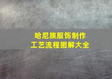 哈尼族服饰制作工艺流程图解大全