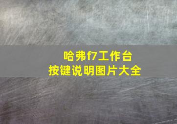 哈弗f7工作台按键说明图片大全