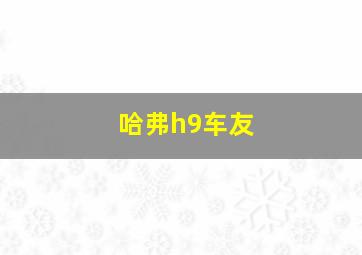 哈弗h9车友