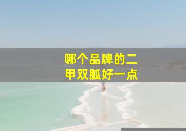 哪个品牌的二甲双胍好一点