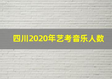 四川2020年艺考音乐人数