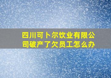 四川可卜尔饮业有限公司破产了欠员工怎么办