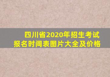 四川省2020年招生考试报名时间表图片大全及价格