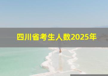 四川省考生人数2025年