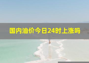 国内油价今日24时上涨吗