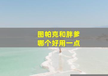 图帕克和胖爹哪个好用一点