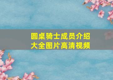 圆桌骑士成员介绍大全图片高清视频