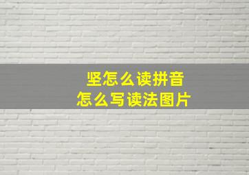 坚怎么读拼音怎么写读法图片