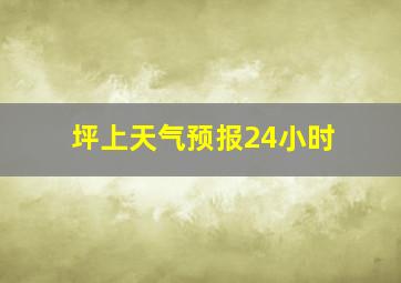 坪上天气预报24小时