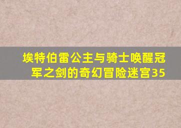 埃特伯雷公主与骑士唤醒冠军之剑的奇幻冒险迷宫35