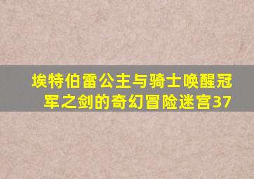 埃特伯雷公主与骑士唤醒冠军之剑的奇幻冒险迷宫37