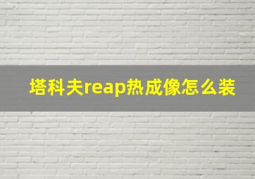 塔科夫reap热成像怎么装