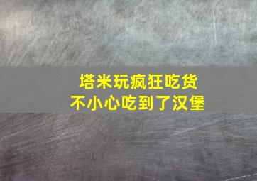 塔米玩疯狂吃货不小心吃到了汉堡