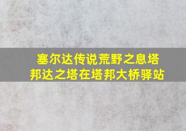 塞尔达传说荒野之息塔邦达之塔在塔邦大桥驿站