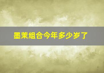 墨茉组合今年多少岁了