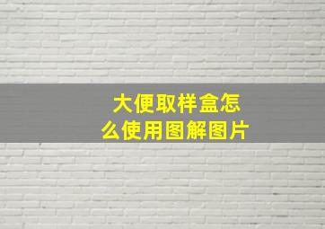 大便取样盒怎么使用图解图片