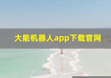 大能机器人app下载官网