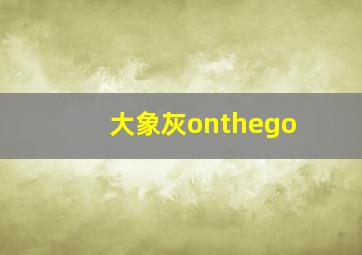 大象灰onthego