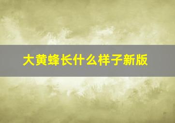 大黄蜂长什么样子新版