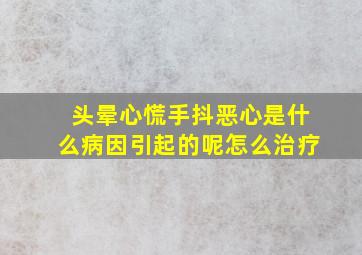 头晕心慌手抖恶心是什么病因引起的呢怎么治疗