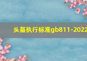 头盔执行标准gb811-2022