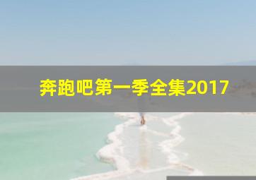 奔跑吧第一季全集2017