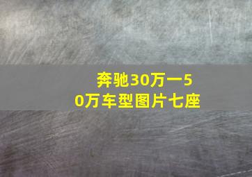 奔驰30万一50万车型图片七座