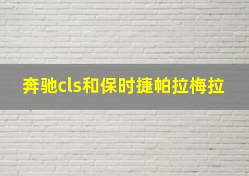 奔驰cls和保时捷帕拉梅拉