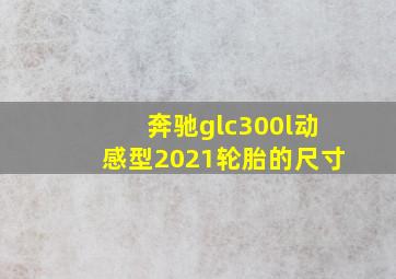 奔驰glc300l动感型2021轮胎的尺寸