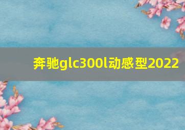 奔驰glc300l动感型2022